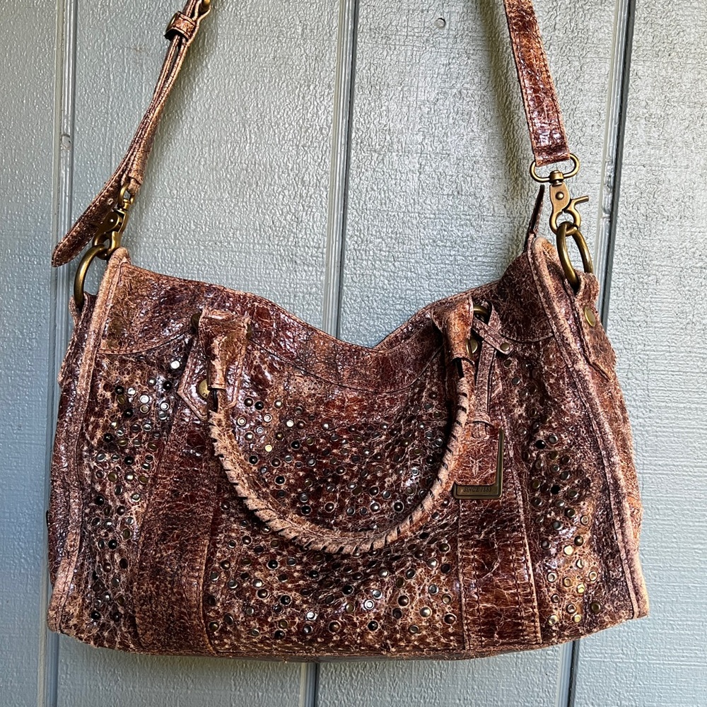 EUC Frye Deborah satchel